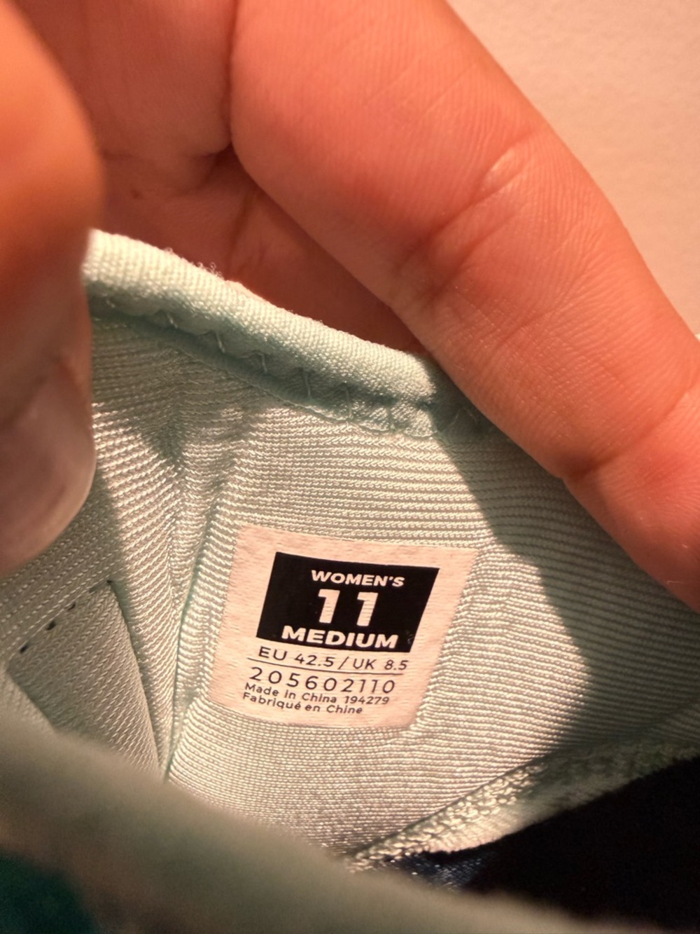 KURU Teal and Mint Athletic Sneakers - Picture 7 of 15